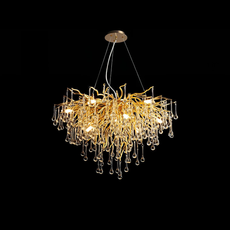 Teardrop Crystal Chandelier-DWHOME