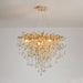 Teardrop Crystal Chandelier.