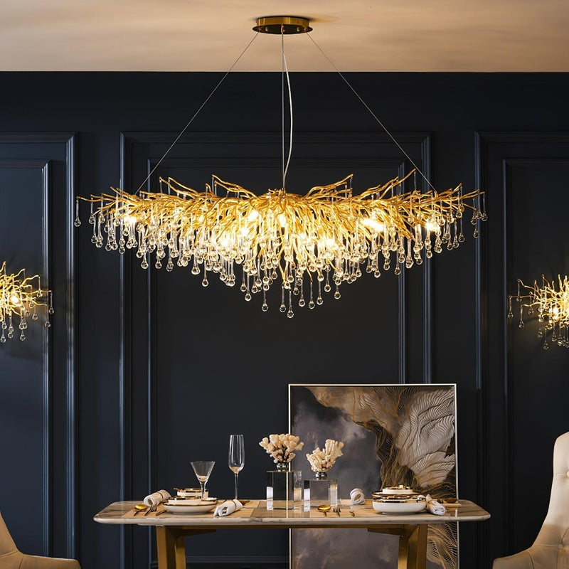 Teardrop Crystal Chandelier-DWHOME