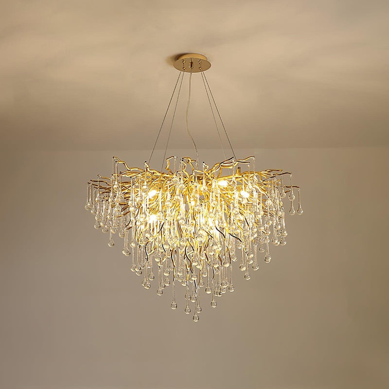 Teardrop Crystal Chandelier-DWHOME