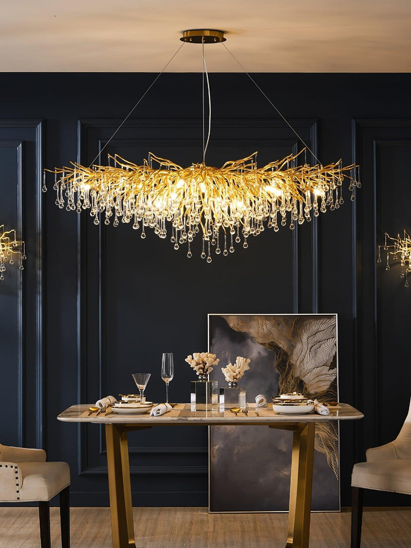 Teardrop Crystal Chandelier-DWHOME