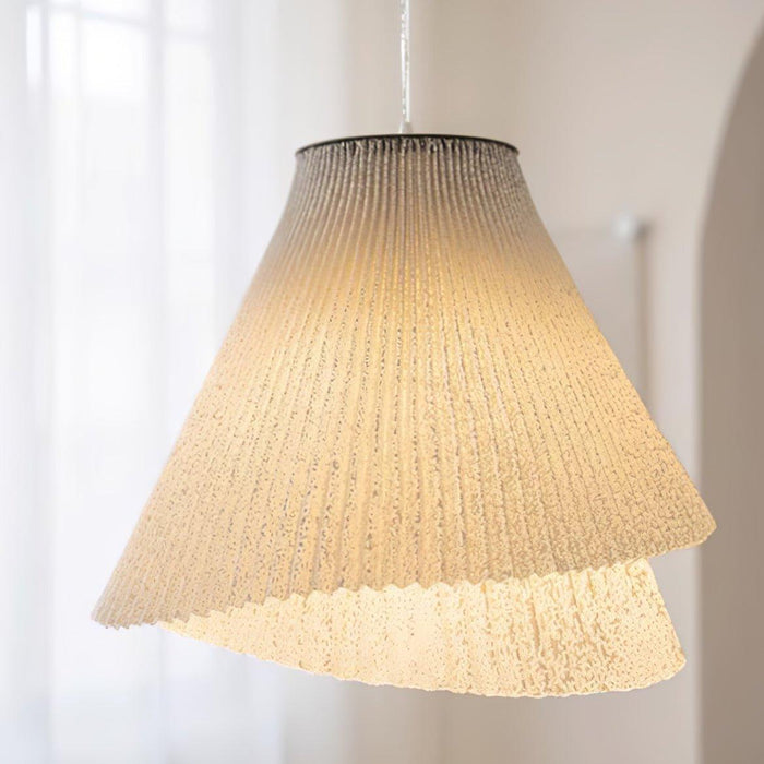 Stainless Steel Pleated Pendant Lamp-DWHOME