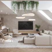 Tense Tyvek Pendant Lamp-DWHOME