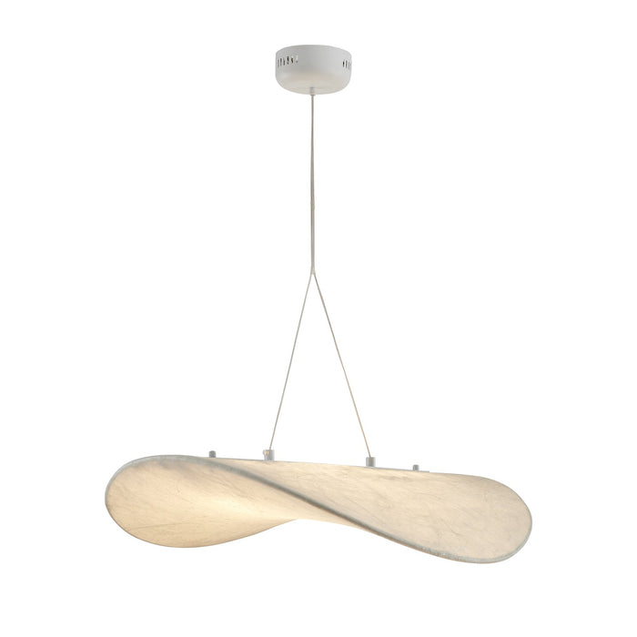 Tense Silk Pendant Light.