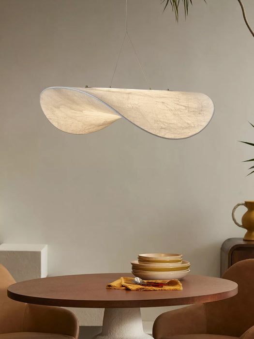 Tense Silk Pendant Light.