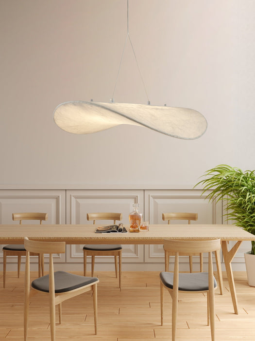 Tense Silk Pendant Light.