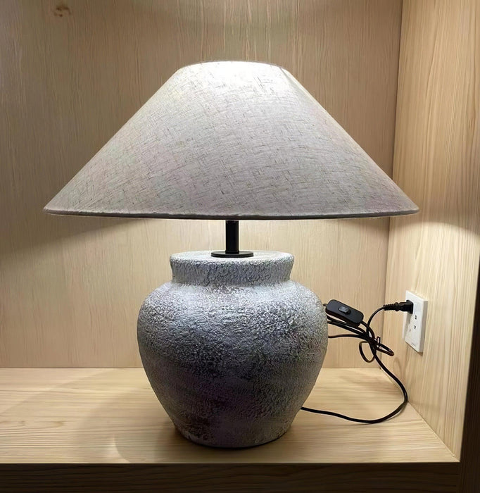 Terra Cotta Etruscan Urn Table Lamp-DWHOME