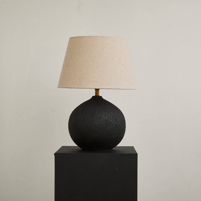 Terra Noir Textured Table Lamp-DWHOME