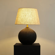 Terra Noir Textured Table Lamp-DWHOME