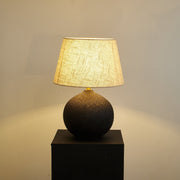 Terra Noir Textured Table Lamp-DWHOME