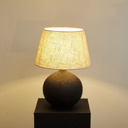 Terra Noir Textured Table Lamp-DWHOME