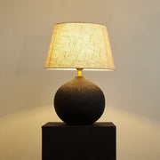 Terra Noir Textured Table Lamp-DWHOME