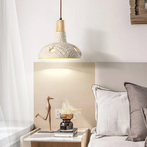 Cement Carve Pendant Lamp - DWHOME