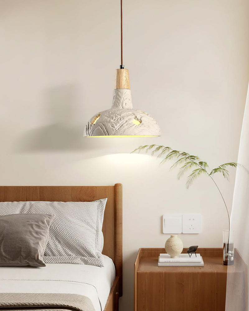 Cement Carve Pendant Lamp-DWHOME