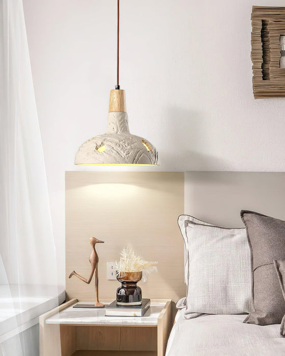 Cement Carve Pendant Lamp - DWHOME