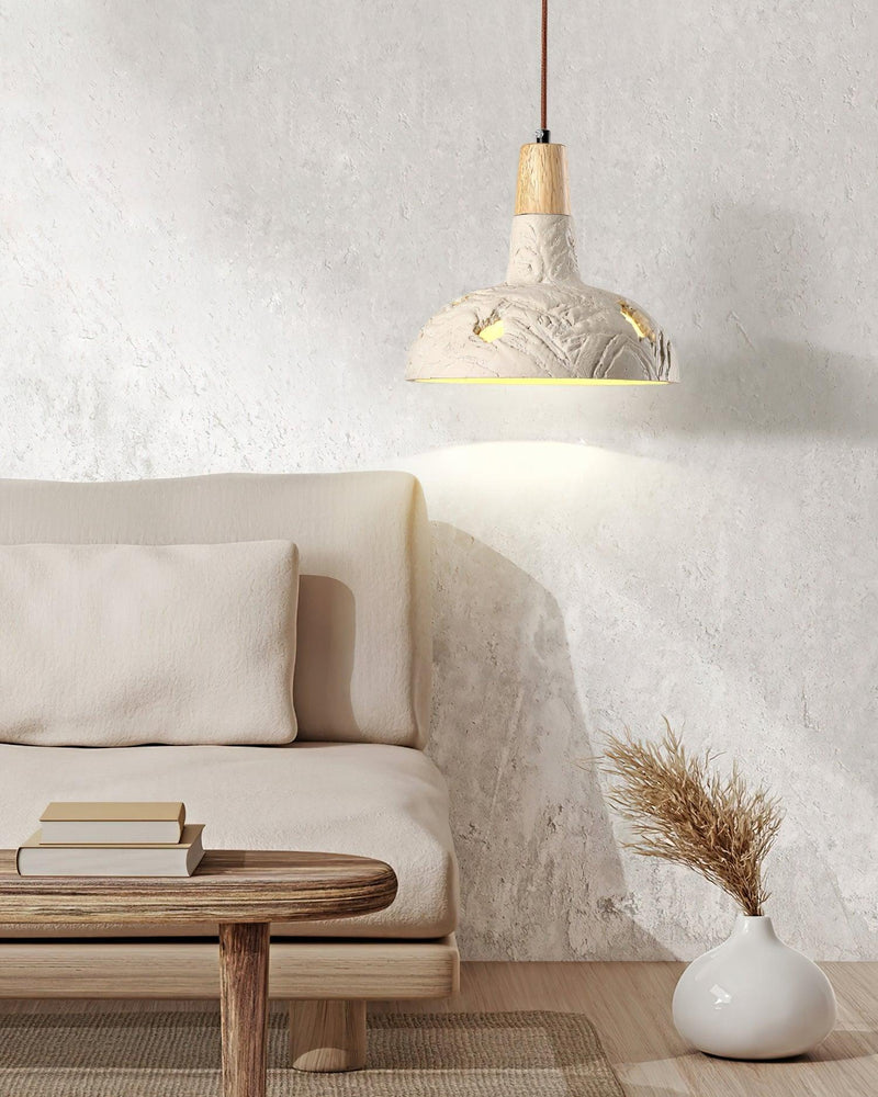 Cement Carve Pendant Lamp-DWHOME