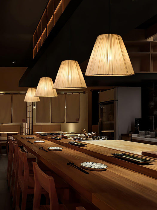 Textile Taper Pendant Lamp-DWHOME