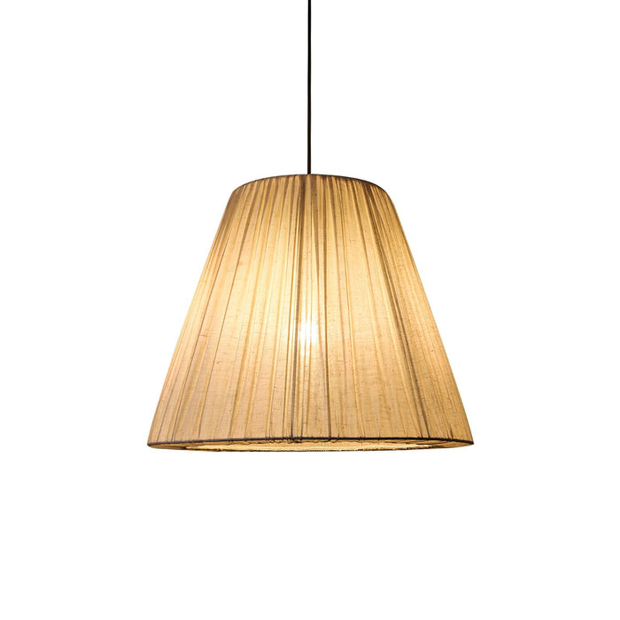 Textile Taper Pendant Lamp.