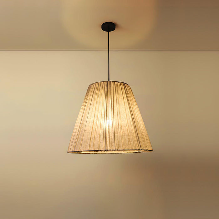 Textile Taper Pendant Lamp.