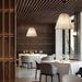 Textile Taper Pendant Lamp-DWHOME