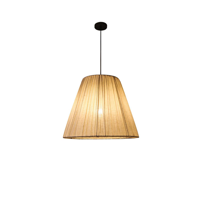 Textile Taper Pendant Lamp.