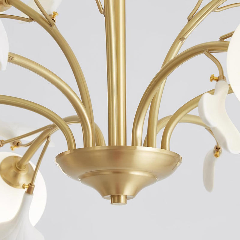 Thalassa Gingko Chandelier-DWHOME