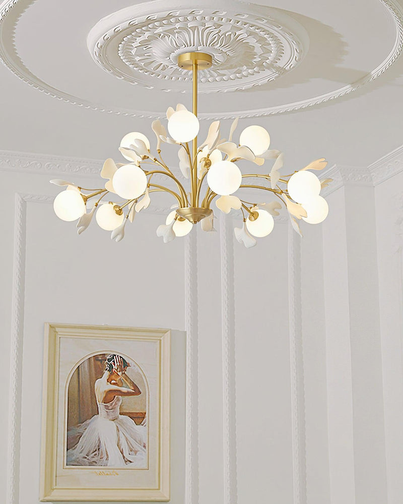 Thalassa Gingko Chandelier-DWHOME