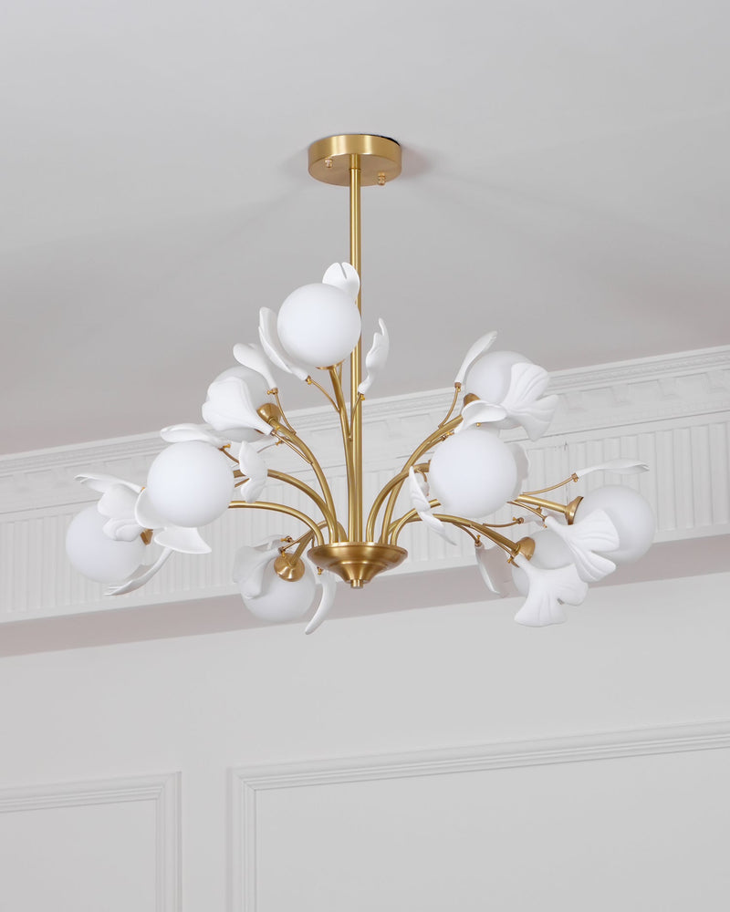 Thalassa Gingko Chandelier-DWHOME