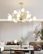 Thalassa Gingko Chandelier-DWHOME