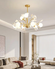 Thalassa Gingko Chandelier-DWHOME
