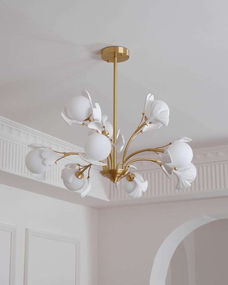 Thalassa Gingko Chandelier-DWHOME