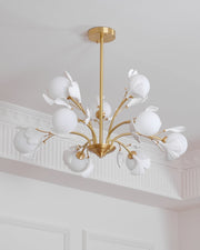 Thalassa Gingko Chandelier-DWHOME