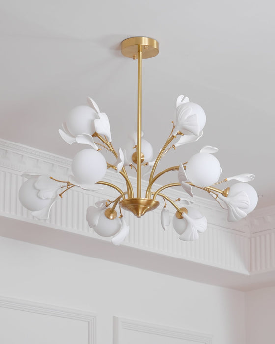 Thalassa Gingko Chandelier-DWHOME
