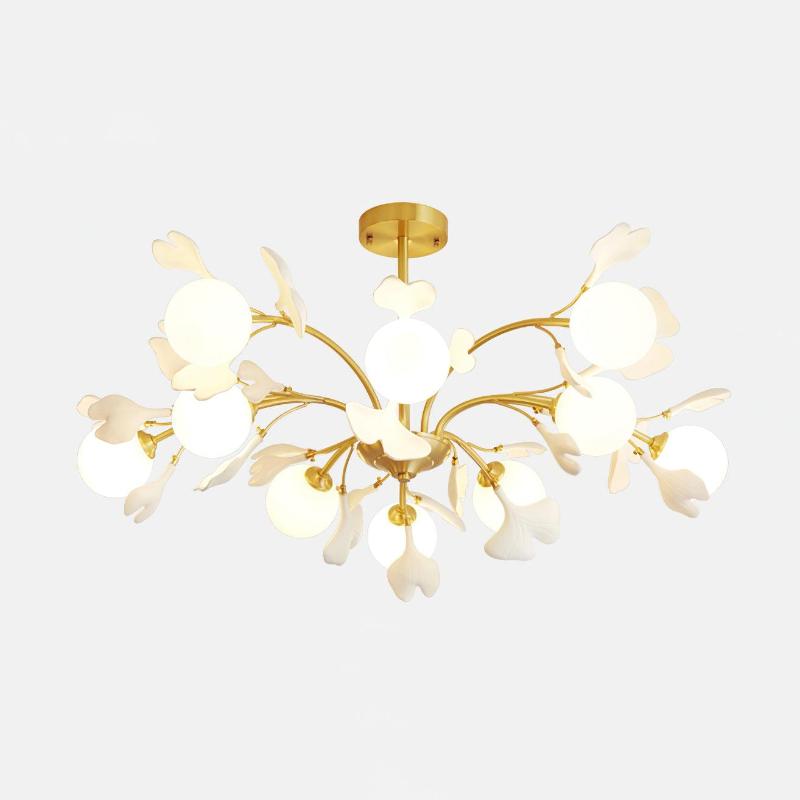 Thalassa Gingko Chandelier-DWHOME