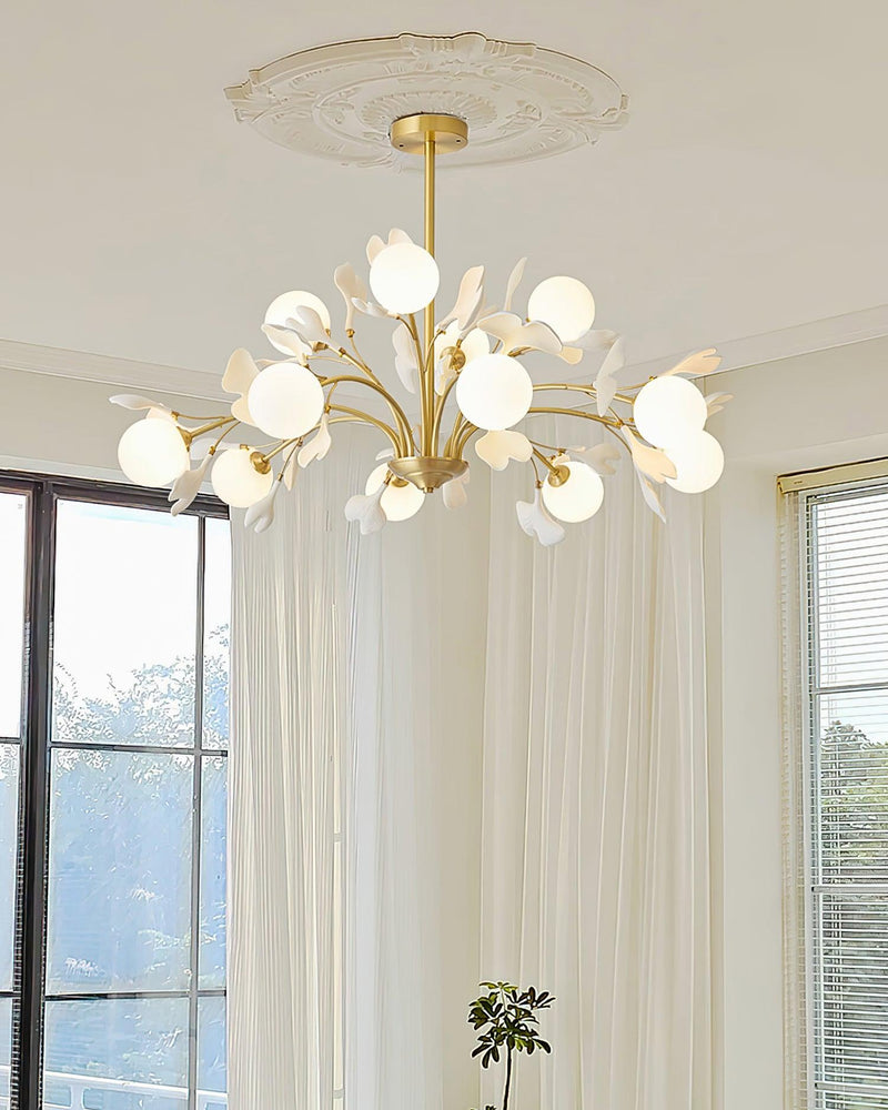 Thalassa Gingko Chandelier-DWHOME