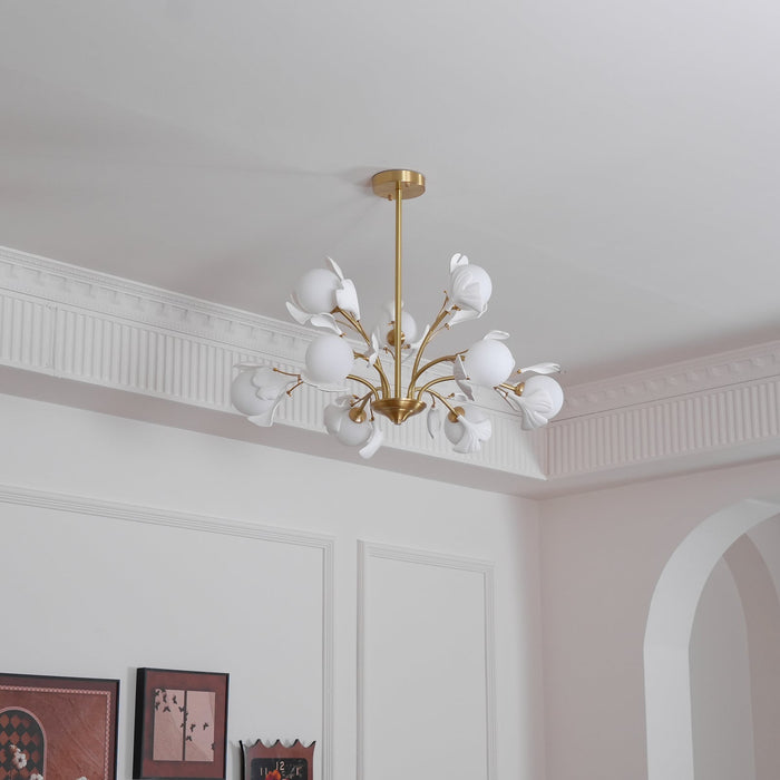 Thalassa Gingko Chandelier-DWHOME