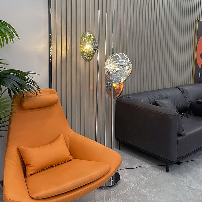 Three Lava Glass Floor Lamp-DWHOME