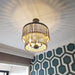 Three Tiered Wood Beaded Chandelier - DWHOME