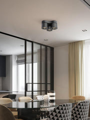 Rotating Folding Three Head Spotlight-DWHOME