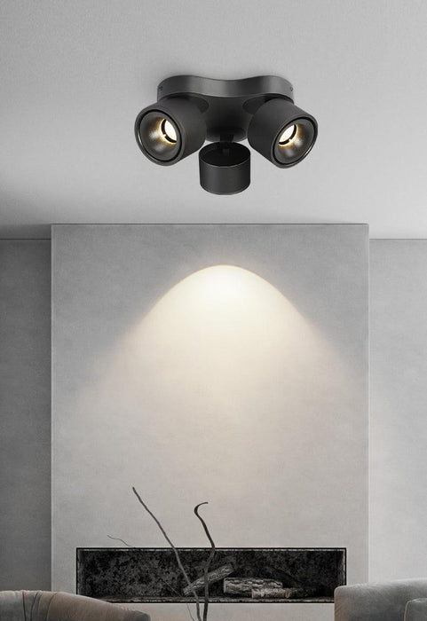 Rotating Folding Three Head Spotlight-DWHOME
