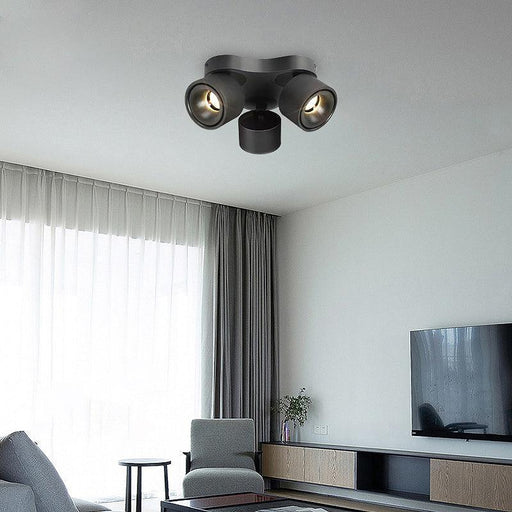 Rotating Folding Three Head Spotlight-DWHOME