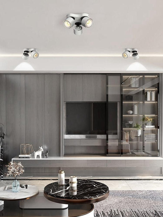 Rotating Folding Three Head Spotlight-DWHOME