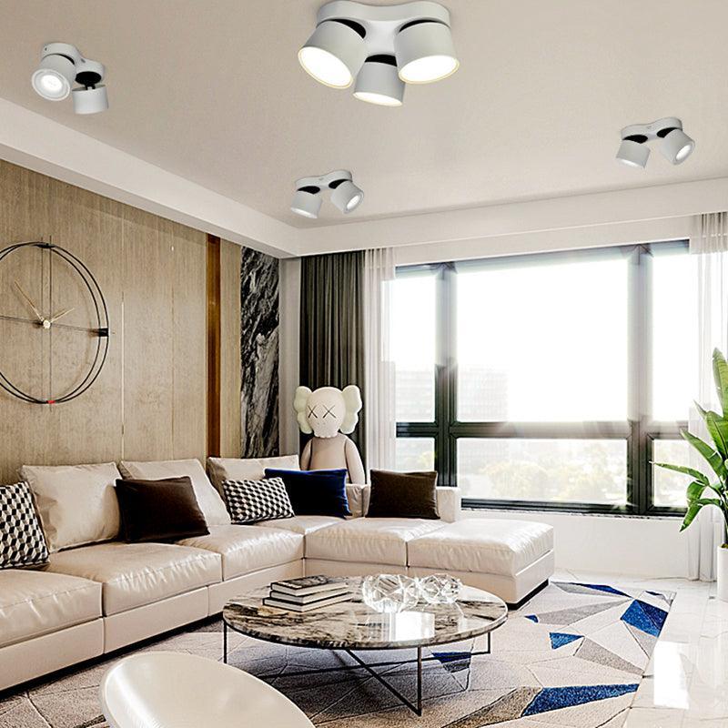 Rotating Folding Three Head Spotlight-DWHOME