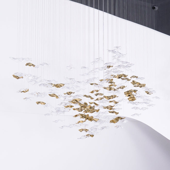 Tidal Art Glass Chandelier-DWHOME