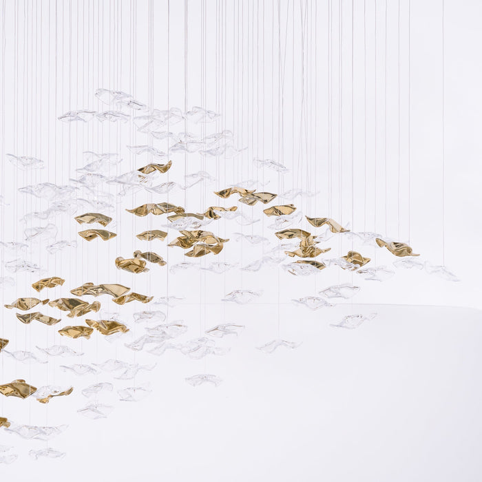 Tidal Art Glass Chandelier-DWHOME