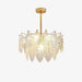 Tiered Carved Glass Chandelier-DWHOME