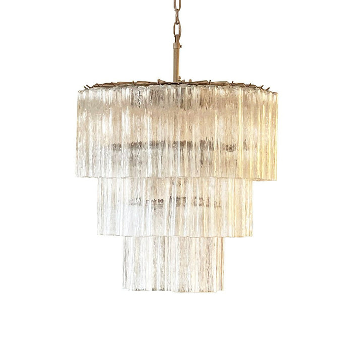 Tiered Tube Murano Glass Chandelier-DWHOME