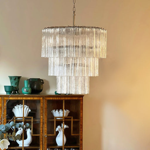 Tiered Tube Murano Glass Chandelier-DWHOME