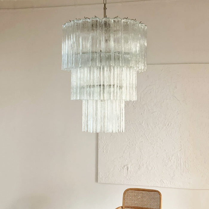 Tiered Tube Murano Glass Chandelier-DWHOME