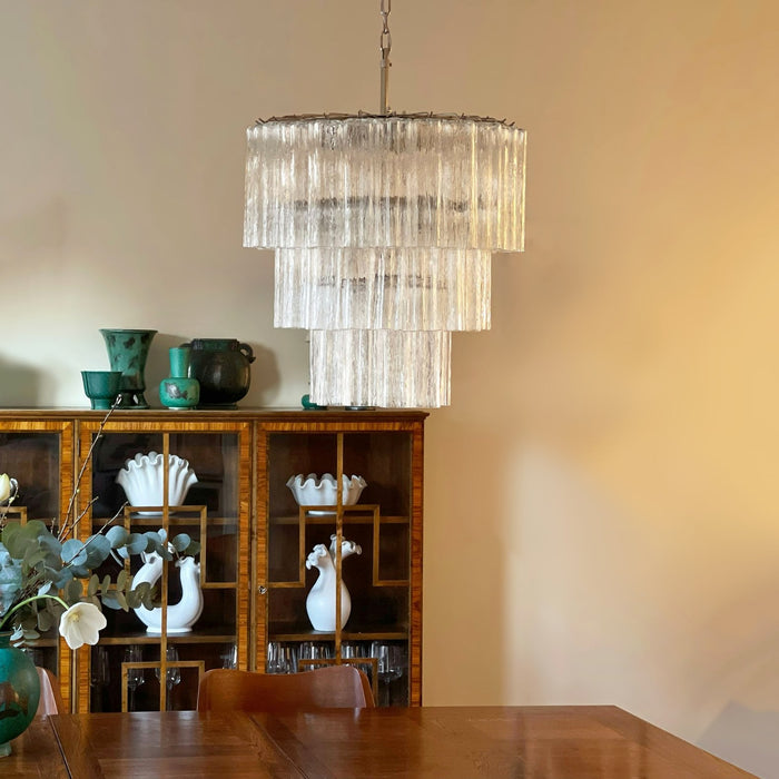 Tiered Tube Murano Glass Chandelier-DWHOME